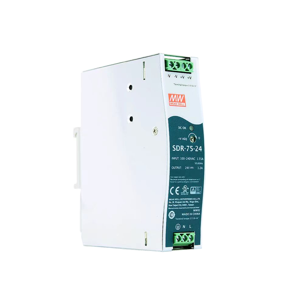 明緯SDR-75-24帶PFC導(dǎo)軌型電源