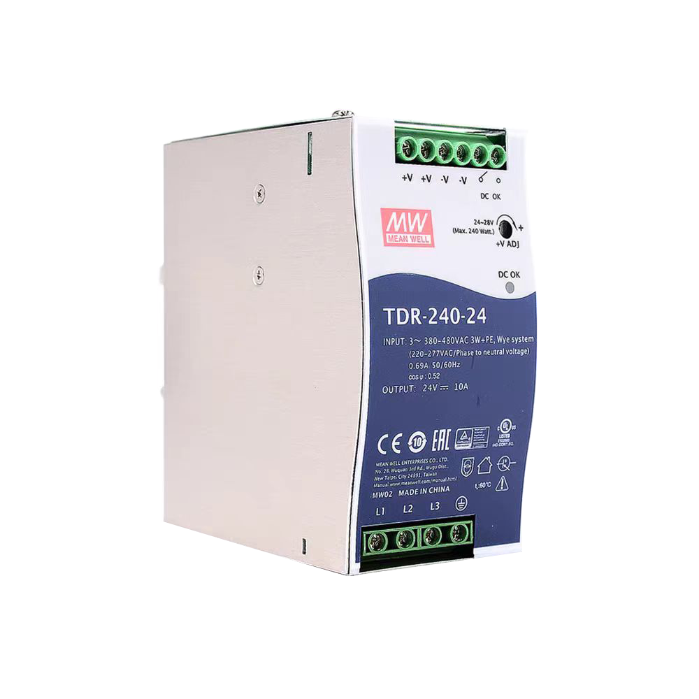 明緯導(dǎo)軌電源TDR-240-24三組輸出