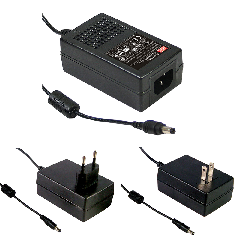 臺灣明緯GST25系列25W工業(yè)適配器GST25E24-P1J