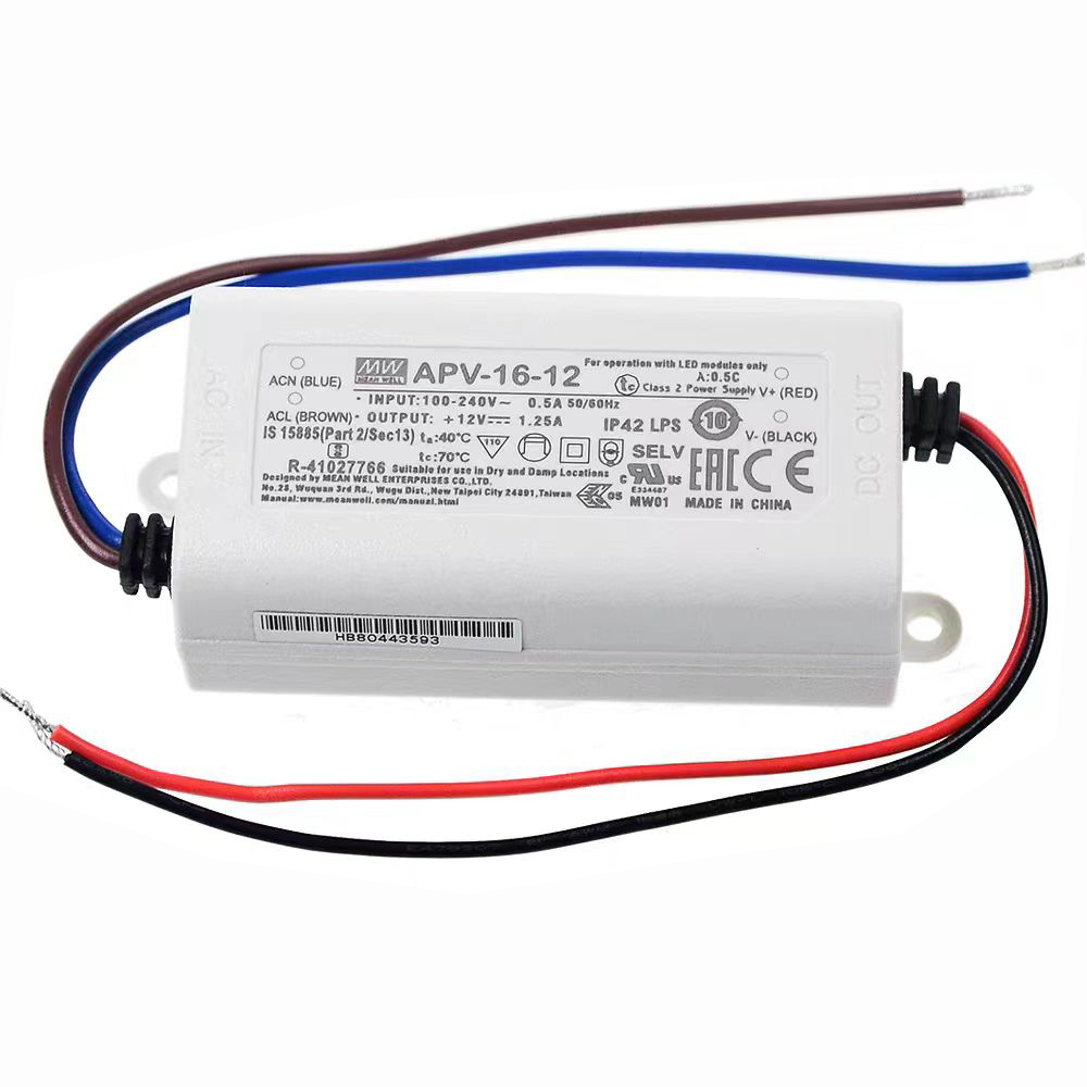 明緯LED電源APV-16-24