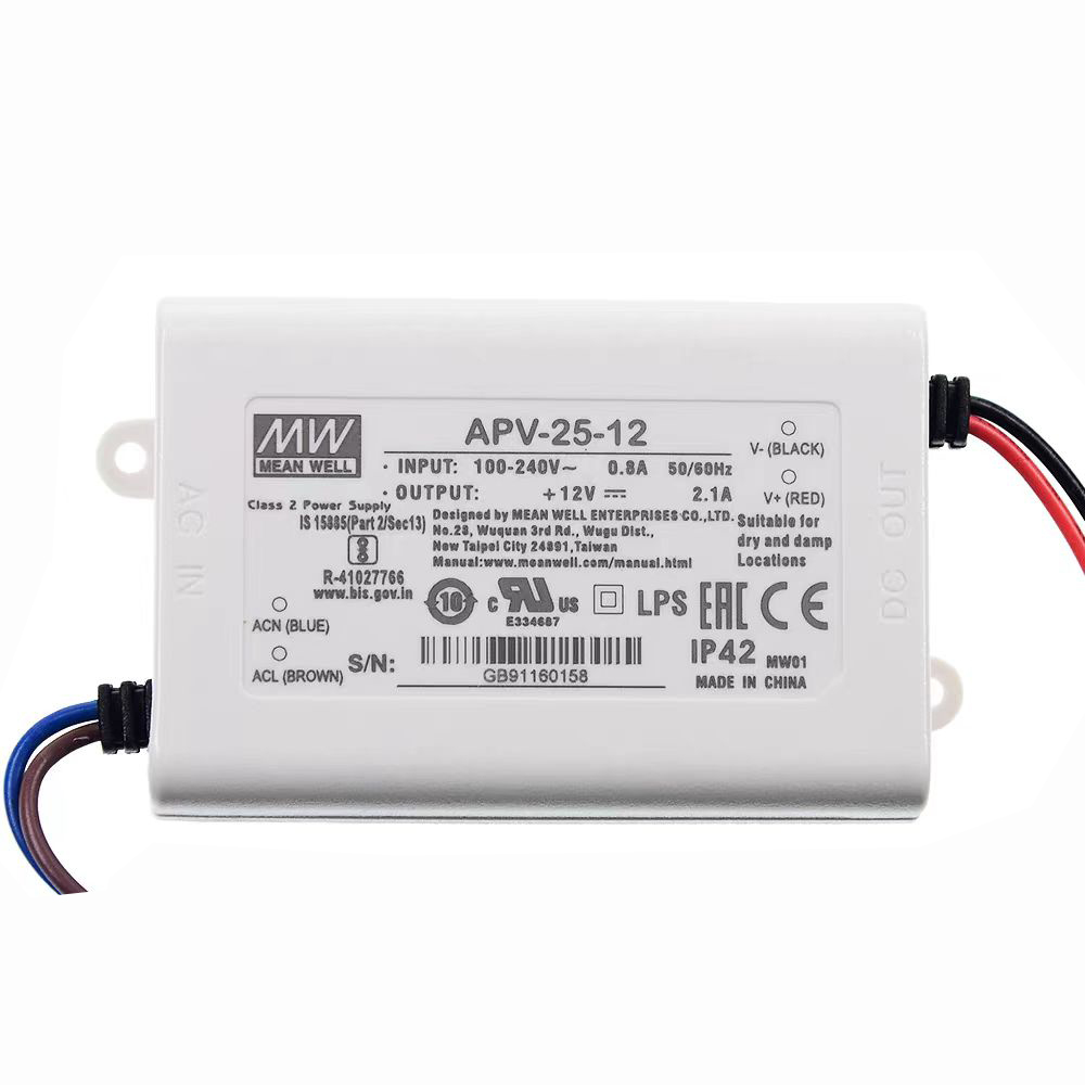 明緯LED電源APV-25-24