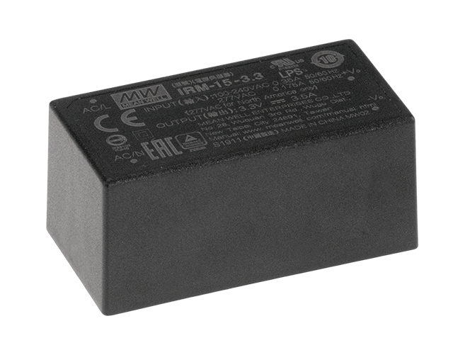 明緯IRM-15系列15W膠囊型電源