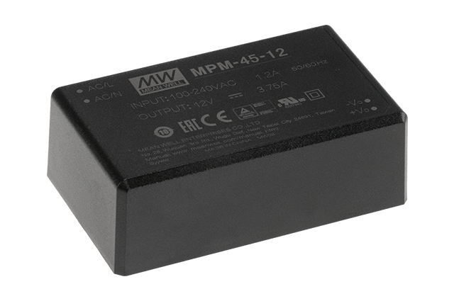 臺灣明緯MPM-45系列PCB安裝電源模塊