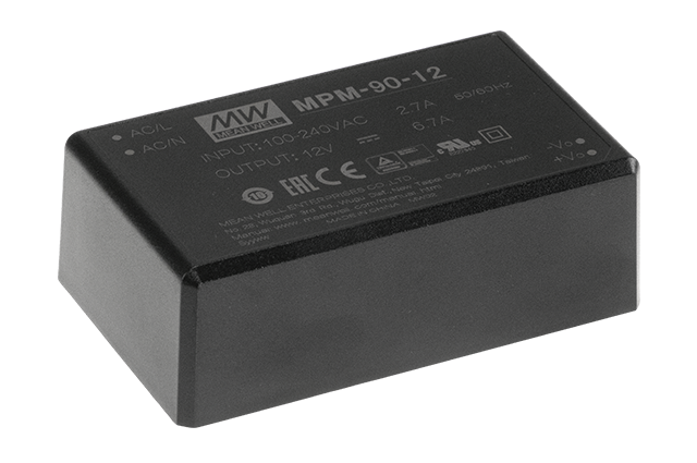 臺灣明緯MPM-90系列PCB安裝型電源模塊