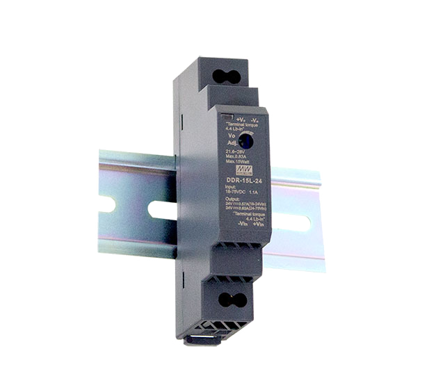 明緯電源DDR-15系列15W導(dǎo)軌型DC-DC轉(zhuǎn)換器