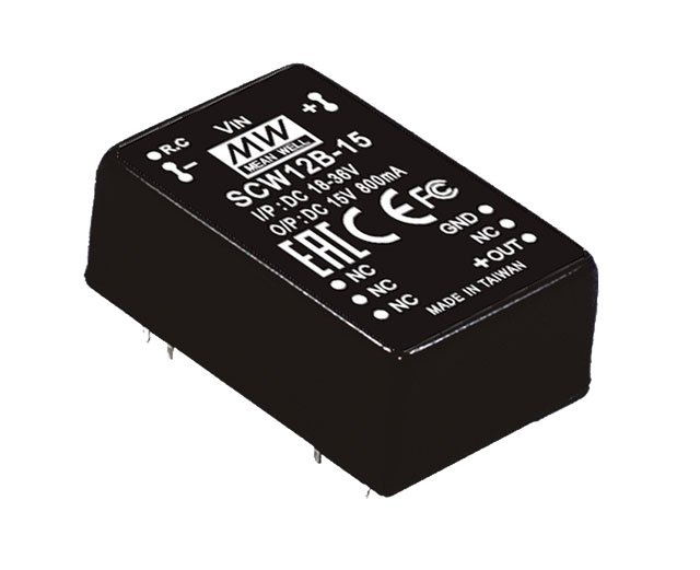 明緯電源SCW12系列12W DC-DC穩(wěn)壓?jiǎn)谓M輸出轉(zhuǎn)換器