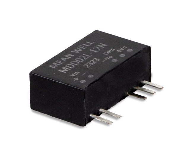 明緯電源MDS02-N單組MDD02-N雙組2W SIP封裝DC-DC醫(yī)療級非穩(wěn)壓轉(zhuǎn)換器