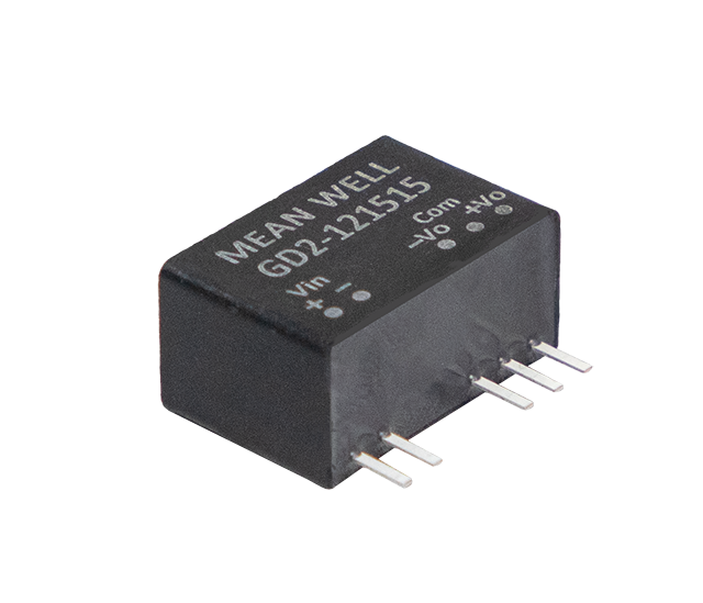 明緯電源GD2系列2W SIP封裝IGBT SiC柵極驅(qū)動(dòng)器電源DC-DC轉(zhuǎn)換器