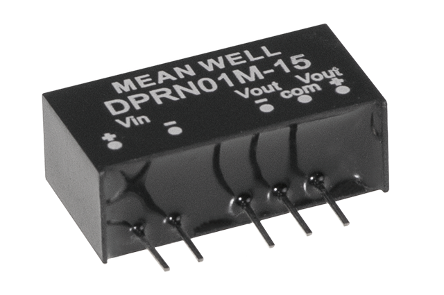 明緯電源SPRN01單組DPRN01雙組1W SIP封裝DC-DC穩(wěn)壓轉(zhuǎn)換器