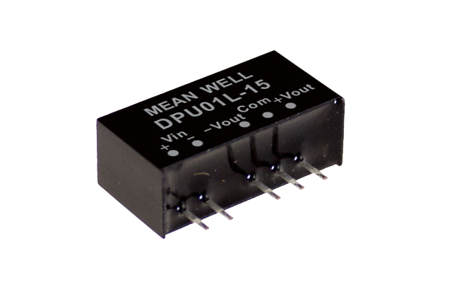 明緯電源SPU01單組DPU01雙組1W SIP封裝DC-DC非穩(wěn)壓轉(zhuǎn)換器